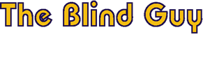 The Blind Guy Logo White